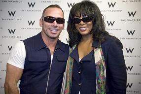 Troy with Donna Summer